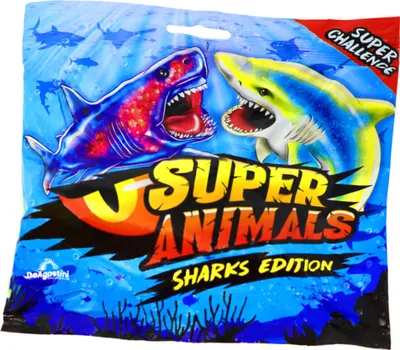Produktbild von DeAgostini Super Animals Figur - Sharks Edition - Sammelfigur Hai - 1 Tüte