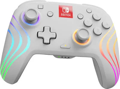 Produktbild von PDP Official Afterglow Wave Wireless Controller Nintendo Switch Weiß Videospiel