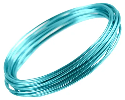 Aludraht 2mm hellblau, helltürkus