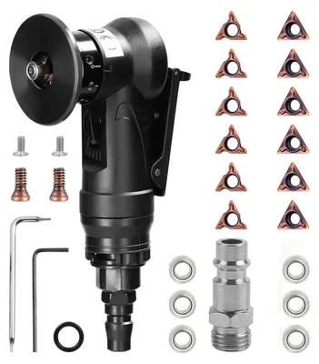 Pneumatische Abschrägmaschine, 30000 U/min, 45°, 0,64 cm Lufteinlass, C/R-Messer