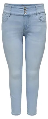 Productafbeelding van CARMAKOMA Dames skinny jeans. CARANNA Hoge taille, skinny fit jeans