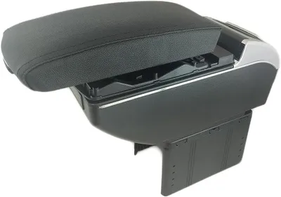 Immagine prodotto di Bracciolo universale per auto, in pelle nera
