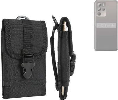 Produktbild von K-S-Trade Holster Handy Hülle kompatibel mit HTC U23 Pro Holster Handytasche Gürtel Tasche Schutz Hülle Robust Outdoor schwarz