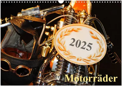 Produktbild von Motorräder (Wandkalender 2025 DIN A3 quer), CALVENDO Monatskalender
