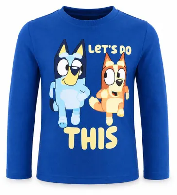 Produktbild von Bluey Bingo Kinder Langarmshirt langarm Shirt 100% Baumwolle - 98, Blau