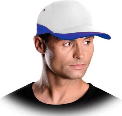 Produktbild von CZCOL - Baseballkappe mit Klettverschluss, weiß und blau
