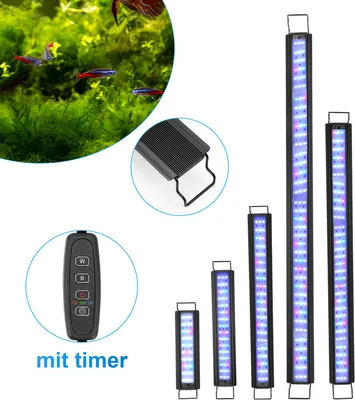 Produktbild von Yakimz 36W LED akvárium s časovačom Dekorácie pre morské ryby RGB, 87-110 cm
