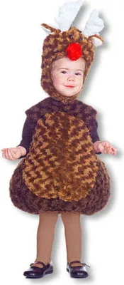 Produktbild von Knuffiges Rentierkostüm Kinder Größe: XL