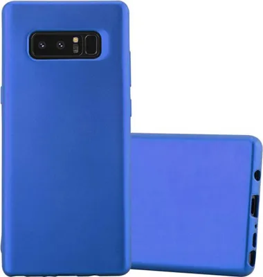 Produktbild von Cadorabo Schutzhülle für Samsung Galaxy NOTE 8 Hülle in Blau Handyhülle TPU Silikon Etui Cover Case