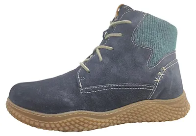 Imagen del producto de Josef Seibel Amelie 09: Botas de cordones para mujer, color azul, ideales para uso diario