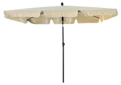 Produktbild von raumhirsch Sonnenschirm Marktschirm FLOKS 300x300 cm Kurbelschirm Gartenschirm Wasserdicht UV Schutz Terrassenschirm Beige