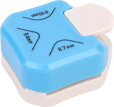 A corner punch tool for crafting.