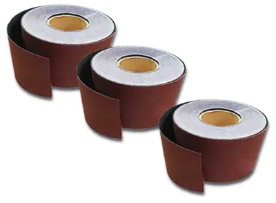 Obrázok produktu pre Brúsny papier 8-dielna sada zrnitosť 40-400 115 mm x 10 m 1 kotúč ručného brúsneho papiera každý