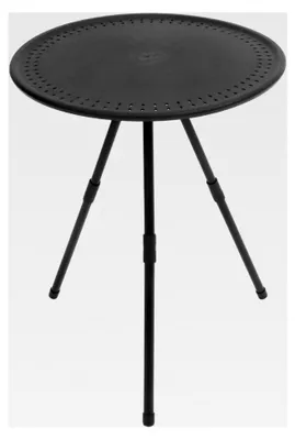 Produktbild von Klappbarer Tragbarer Campingtisch Runder Kleiner Ultraleichter Outdoor Tisch Mit Einstellbarer Höhe Für Camping Picknick Terrasse Garten