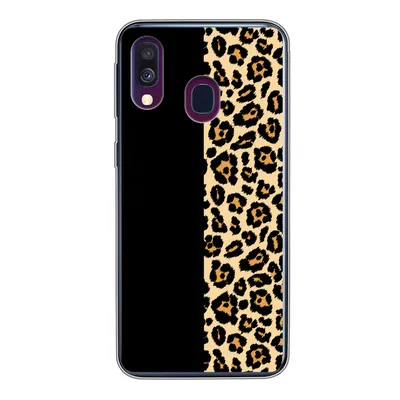 Produktbild von MuchoWow® Handyhülle Schutzhülle Hülle für Samsung Galaxy A40 Panther Druck - Design - Tiere Silikon Softcase Handy Hülle - Handy-Tasche