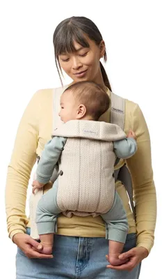 Produktbild von BabyBjörn Babytrage Mini, 3D-Netzstoff, Creme