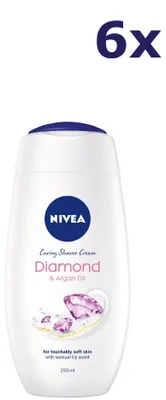 Produktbild von 6x Nivea Douchegel - diamond touch 250ml