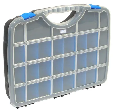 Imagen del producto de Caja organizadora básica Tayg Sortimentskasten, modelo 01, dimensiones: 312 x 238 x 51 mm, capacidad para hasta 26 compartimentos