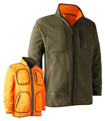 Produktbild von Gamekeeper Bonded Fleecejacke Herren, wendbar (Orange) Größe 3XL