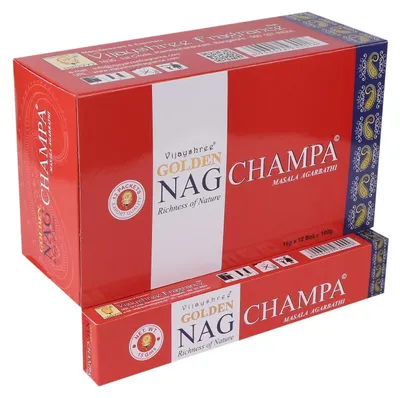 Produktbild von Vijayshree Incense "Golden Nag Champa" 15gr.