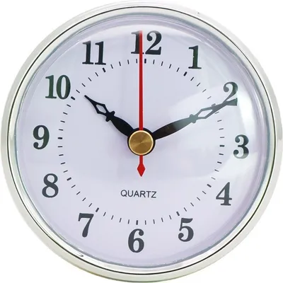 Image de INF Horloge à quartz 80 mm mini horloge chiffres arabes