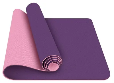 Productafbeelding van Yoga Mat, Duurzaam en Lichtgewicht, Antislip Fitnessmat - Inclusief Draagriem