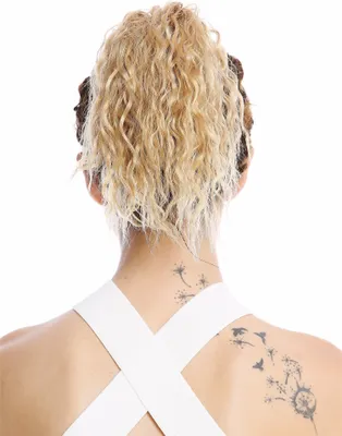 Produktbild von WIG ME UP Zopf Pferdeschwanz Kurz Lockig Krepplocken Goldblond N67A-V-24B