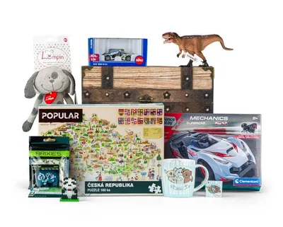 Produktbild von Kiste voller Spielzeug "Oscar"