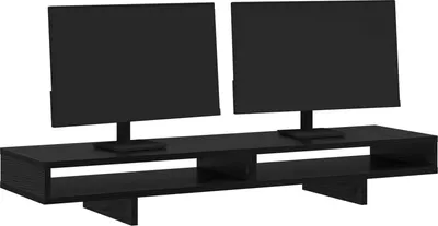 Produktbild von （Robust Möbel） Monitor Halterung Schwarz 100 x 27 x 13cm Holzwerkstoff - Computertische CL467263 - Computertische