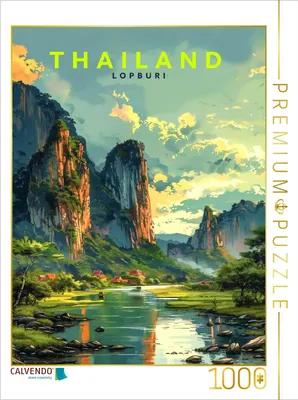 Produktbild von CALVENDO Puzzle Lopburi | 1000 Teile Lege-Größe 64x48cm Foto-Puzzle für glückliche Stunden