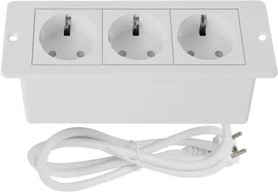 Produktbild von Tischplatte – Einbausteckdose – Tischsteckdose mit USB und Typ C – Mehrfachsteckdose – Einbausteckdose – Schreibtisch