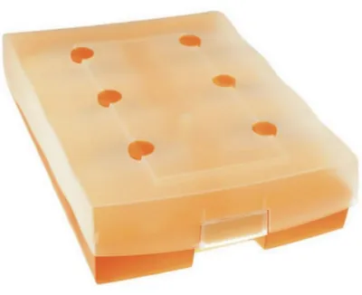 Immagine prodotto di HAN 9987-613 Archivbox CROCO - DUO, DIN A8 quer, incl. registro A-Z, arancione-transluzent