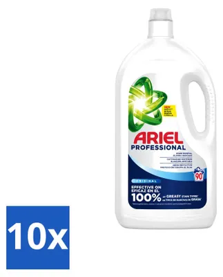 Produktbild von 10 x Ariel Professional Regular Flüssigwaschmittel - 4,05 L - Vorteilspackung - 10 Stücke