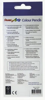Immagine prodotto di Matite colorate Pentel set da 12 colori