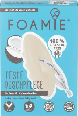 Produktbild von FOAMIE FESTE DUSCHE Kokos & Kakaobutter (80 g)