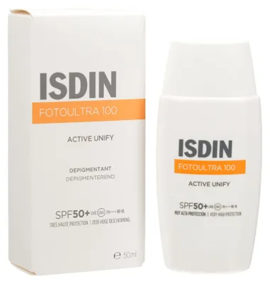 Image de ISDIN Crème solaire Fotoultra Active Unify FPS 50+