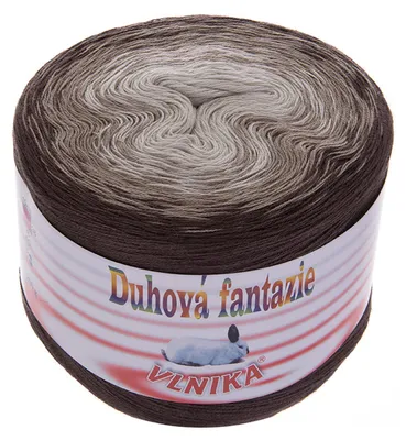 200g Strickgarn Duhová fantazie natural earth