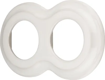 Immagine prodotto di Cornice in porcellana Retro Curve 2 pieghe I PR1 bianco
