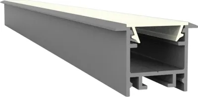 Produktbild von Schmales LED Alu Einbauprofil 2m Exo-A2F-13 (13mm) –| Flaches Aluminiumprofil für LED-Strips