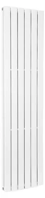 Image de Blumfeldt Radiateur Eau Chaude Design, Radiateur Vertical Eau Chaude pour Chauffage Maison, Faible Conso d'Energie, Silencieux, Chauffage Mural 485W pour Salle de Bains, Seche Serviette Eau Chaude