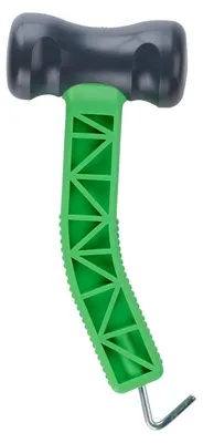 Produktbild von Camp Active Campinghammer mit Heringzieher Camping Zubehör für Zelt Heringe - Gummi Hammer Zelt Zubehör