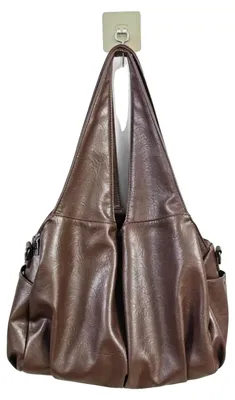 Immagine prodotto di Borsa a tracolla, con tracolla regolabile, ampia capacità, color marrone