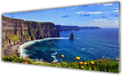 Produktbild von Glasbilder 125x50 Wandbild Druck auf Glas Meerbusen Landschaft