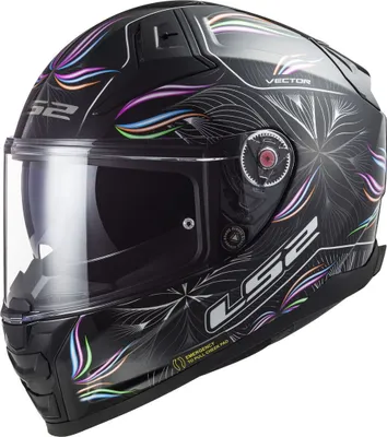 Zdjęcie produktu dla Kask LS2 FF811 Vector II Tropical, czarny/biały, XS (53/54)
