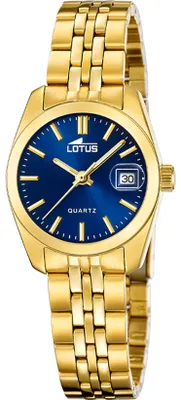 Produktbild von Lotus Damenuhr Analog aus Edelstahl 316l Goldfarben