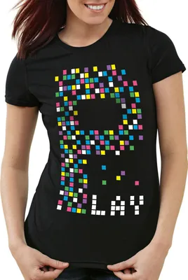 Produktbild von style3 Play Pixel Retro Gamer Damen T-Shirt, Größe:S