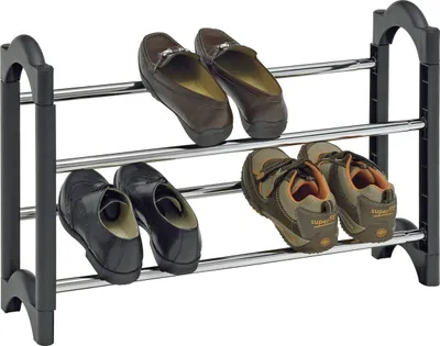 Produktbild von WENKO Schuhregal Schuhschrank Schuhablage Schuhständer  FLEXIPLUS stapelbar ausziehbar