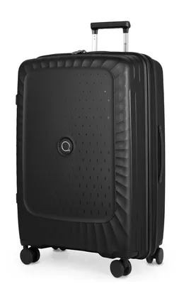 Immagine prodotto di HAUPTSTADTKOFFER Kotti - Valigia da viaggio capiente ed espandibile, valigia con rotelle XL, trolley leggero a 4 ruote, scocca rigida in PP sostenibile, capacità 23 kg, TSA, nera