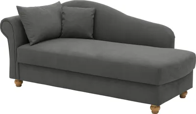 Produktbild von Max Winzer Recamiere Armlehne links Evelyn - Flachgewebe grau - Maße: 188 x 92 x 84 cm