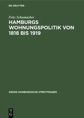 Produktbild von Hamburgs Wohnungspolitik von 1818 bis 1919